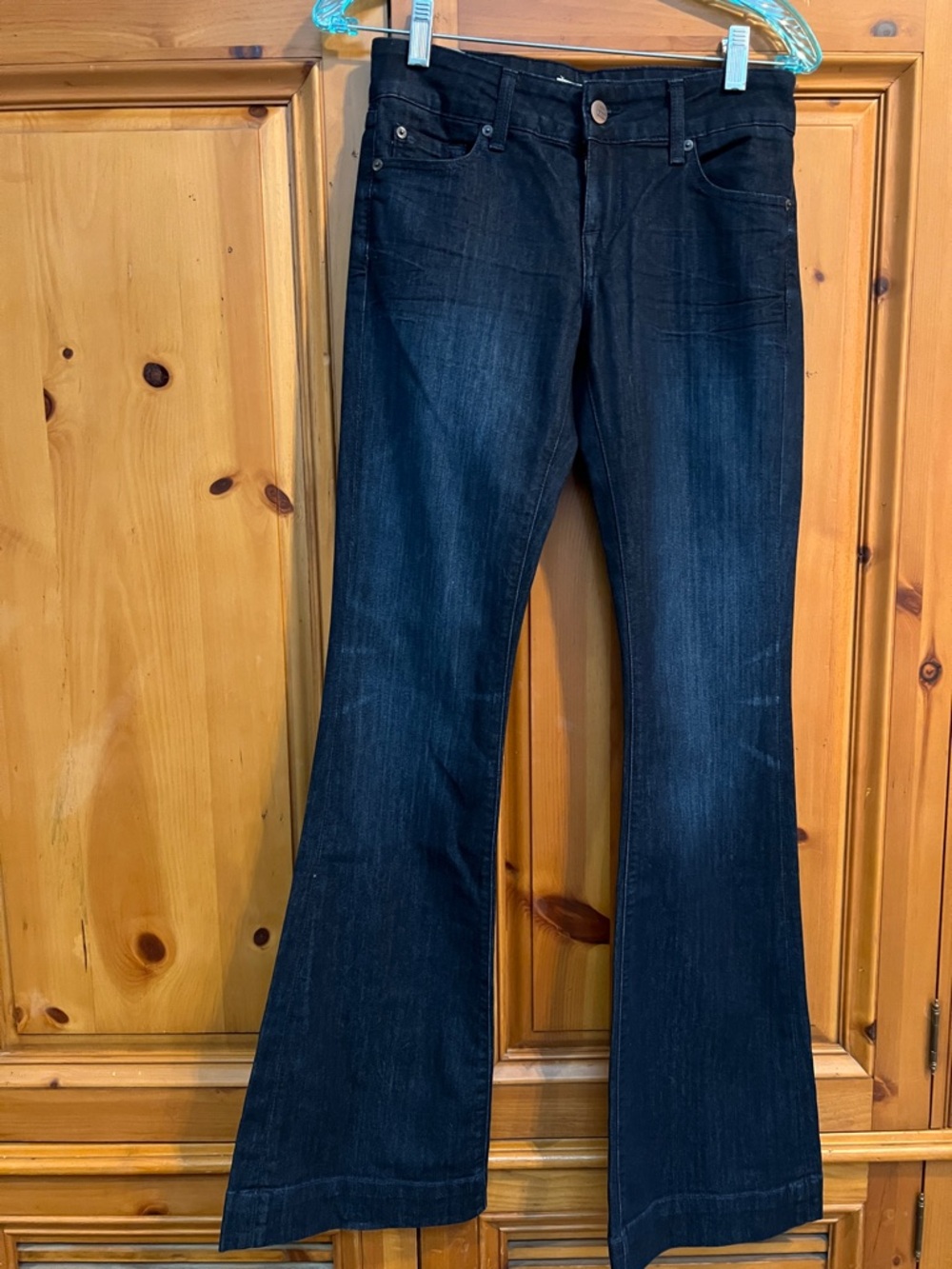 David Kahn Dark Indigo Flare Jeans
